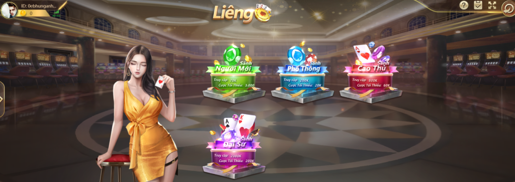 Sảnh game bài liêng bongvip